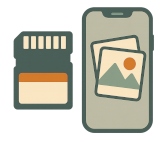 Scan old phone to USB or DVD - Copycat